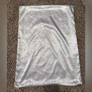 Kitsch Light Blue/Silver Satin Pillowcase